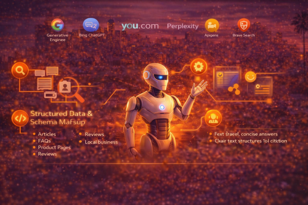 It highlights the significance of content optimization for AI platforms like Google SGE, Bing ChatGPT, and other AI tools in enhancing content discoverability in AI-generated search results.