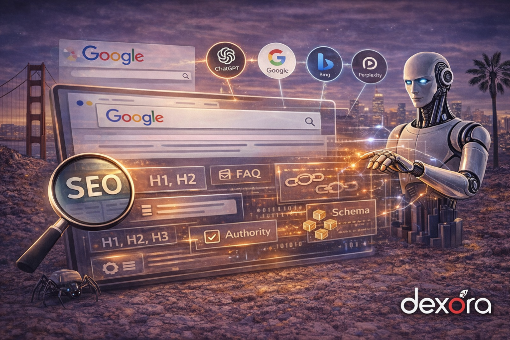 Visual representation of normal SEO fundamentals supporting Google AI Overviews in 2025.