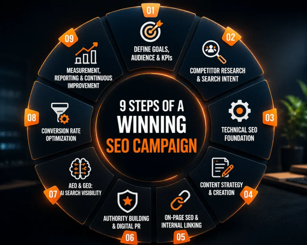The 9-Step Framework Behind a Winning SEO Campaign