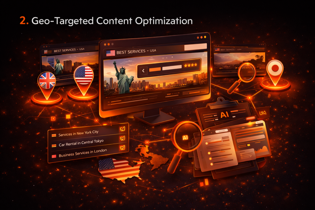 Geo-Targeted Content Optimization