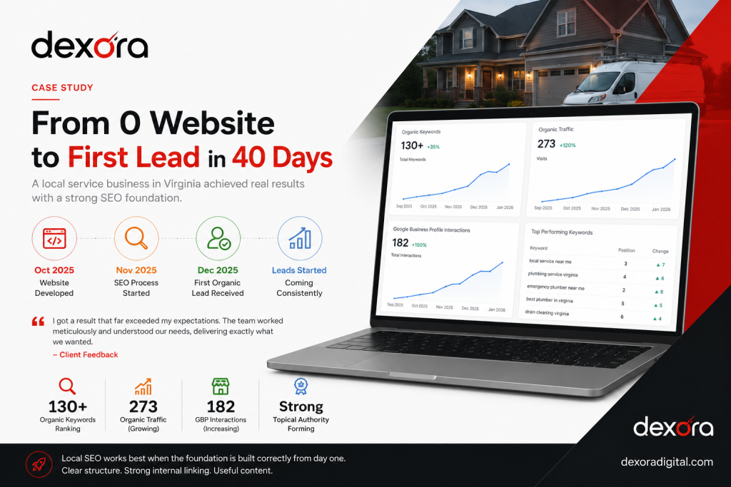 Zero to First Lead in 40 Days — Local SEO Case Study