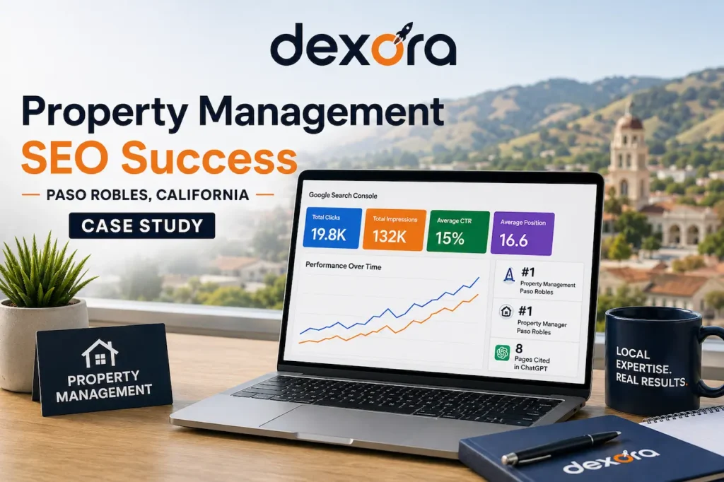 Local SEO Growth for a Central Coast Property Management Company in Paso Robles, California