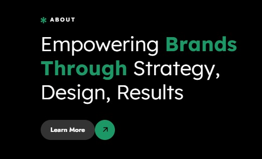 Hyperdeft website design, screen 2