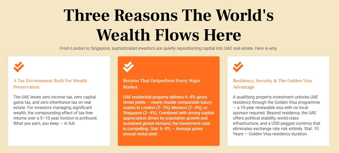 The Real Estate Investors website design, screen 2