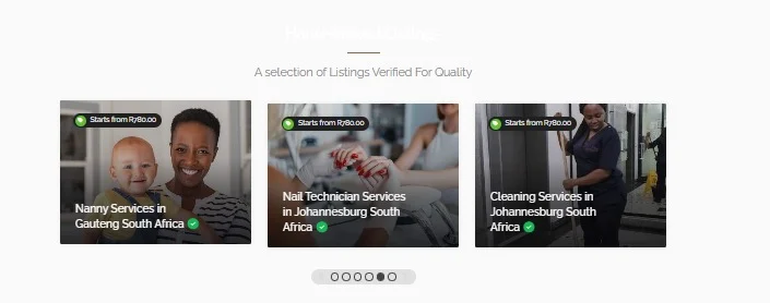 Concierge 234 website design, screen 5
