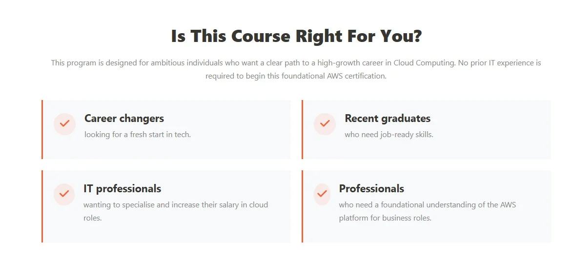 Exemplify Training website design, screen 3