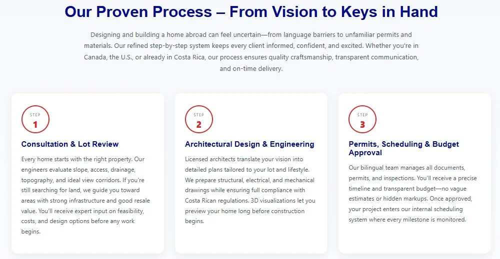 Finish Touch Enterprises website design, screen 3