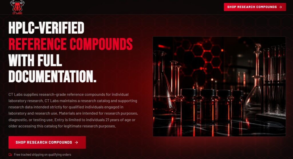 CT Labs — Research Compounds Website Design