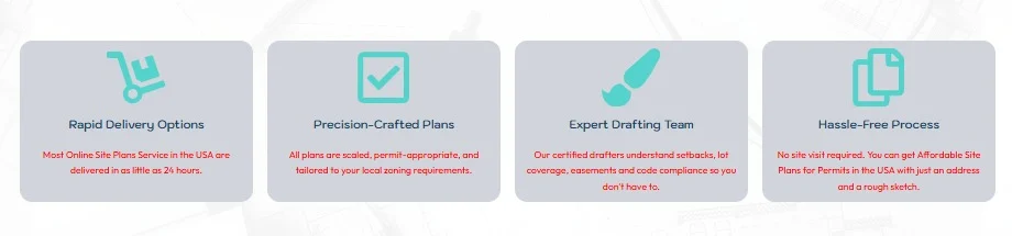 ProSitePlans website design, screen 4