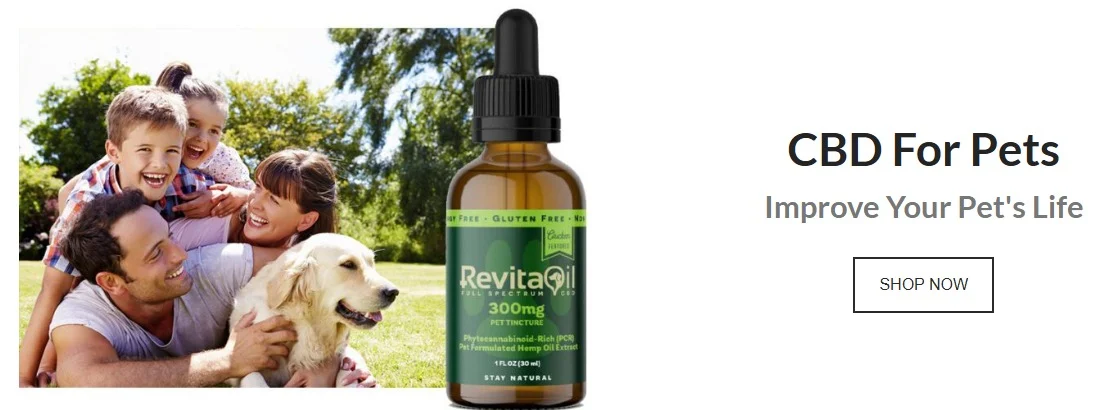 Revita Oil website design, screen 4