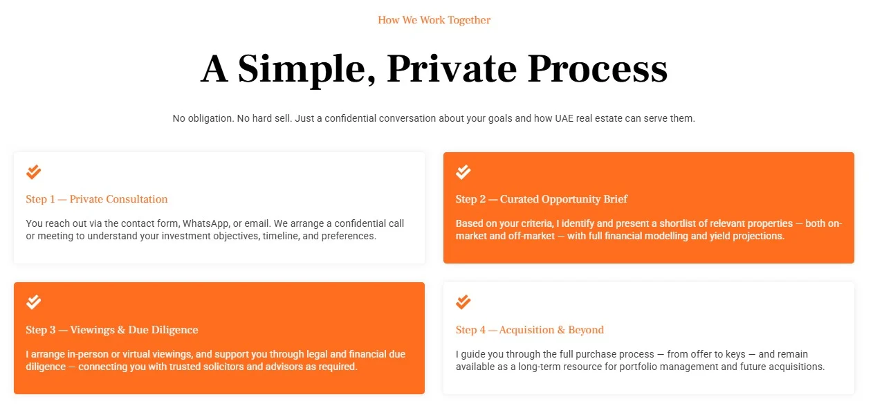The Real Estate Investors website design, screen 5
