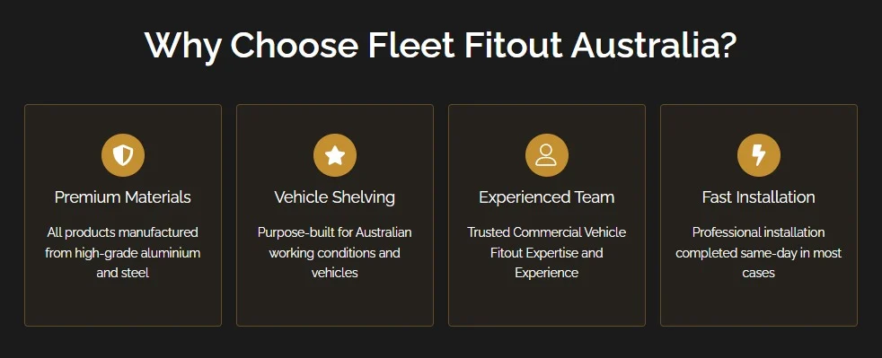 Fleet Fitout website design, screen 5