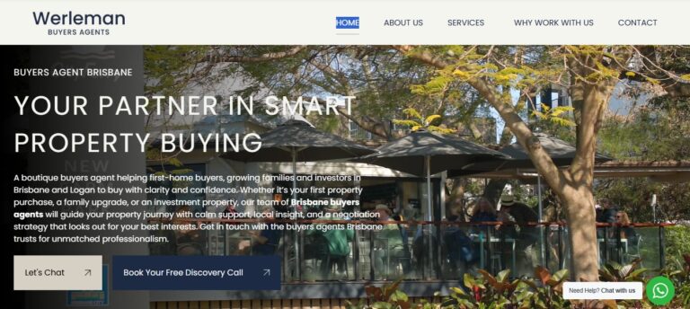 Werleman Property Brisbane property buying service landing page