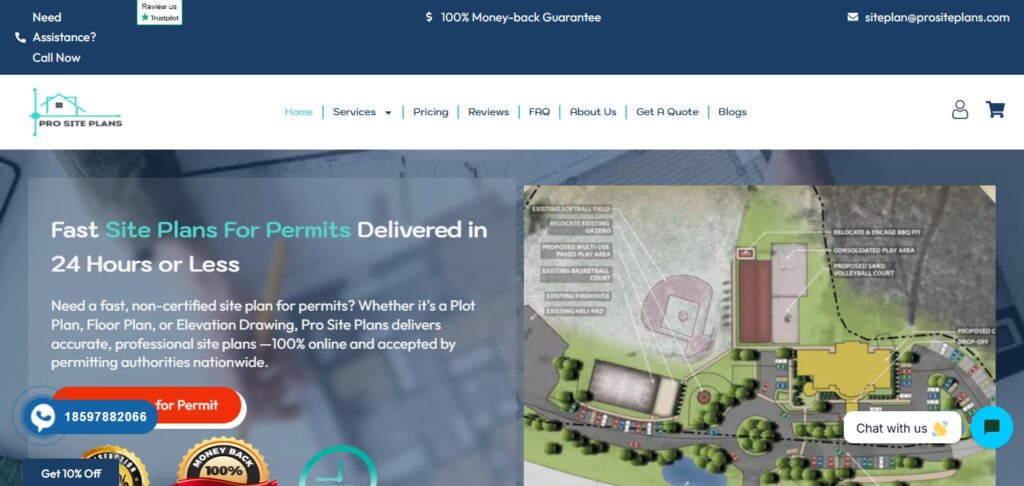 ProSitePlans — Site Plan Drafting Website + SEO & AI Search Optimization