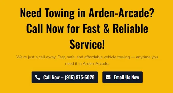 Sun City Tow website design, screen 7