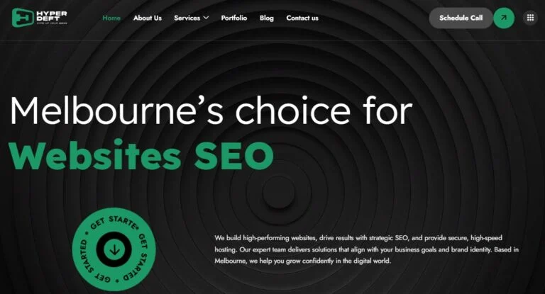 Hyperdeft — Technology Website Design Australia