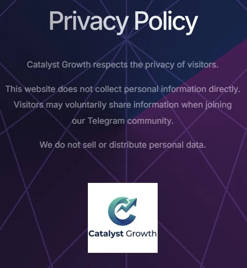 Catalyst Growth Community website design, screen 7
