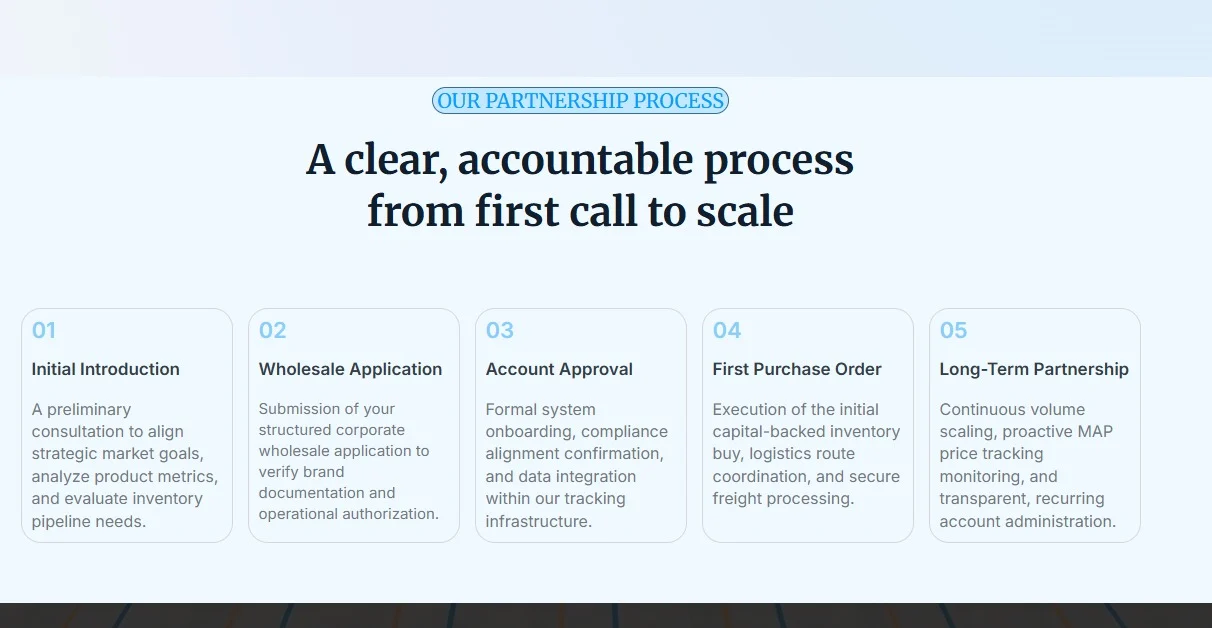 Sabre Stone website design, screen 4