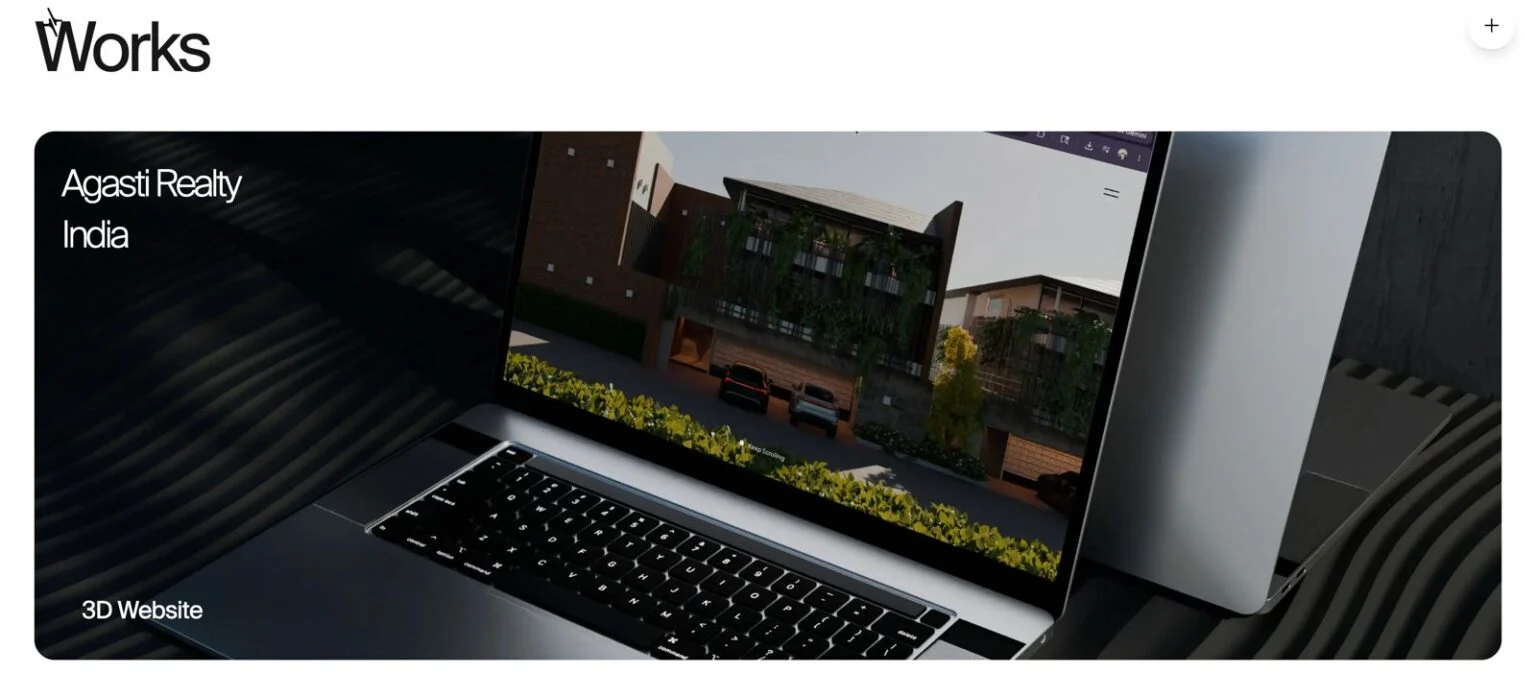 The Internet Company website design, screen 2