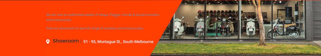Melbourne Scooters website design, screen 3