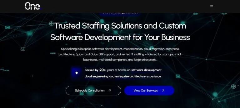 One Technology Services — IT Services Website
