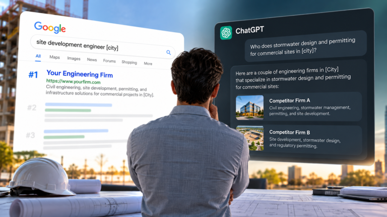 Why Engineering Firms Rank #1 on Google But Get Zero Calls From ChatGPT