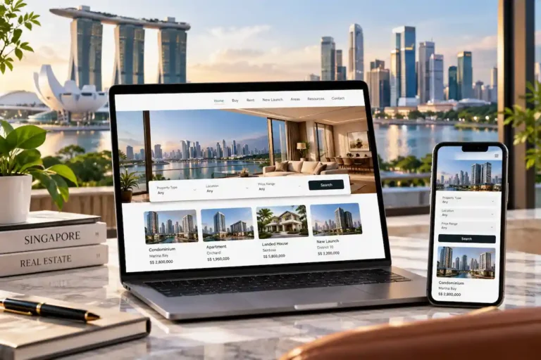 Singapore Property — Real Estate Website Design